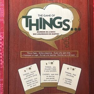 Humor in a Box Card Game - Brown and Cream
